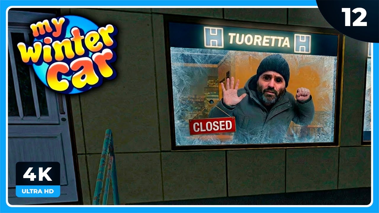 MWC #12 | ME ENCIERRAN EN EL BAR!!! | MY WINTER CAR Gameplay Español