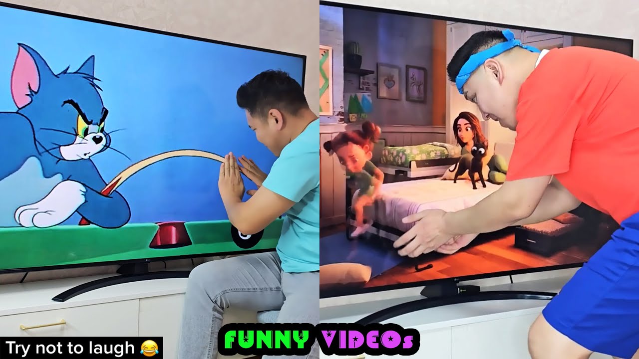Подборка веселых мультфильмов 🤣 Лучшие смешные моменты #вирусноевидео