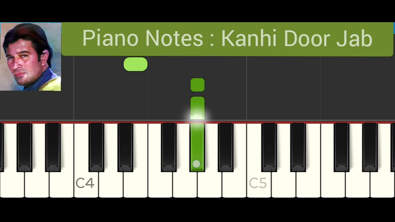 Piano Tutorial : Kahin Door Jab Din Dhal Jaye | Hindi Song from Anand Movie