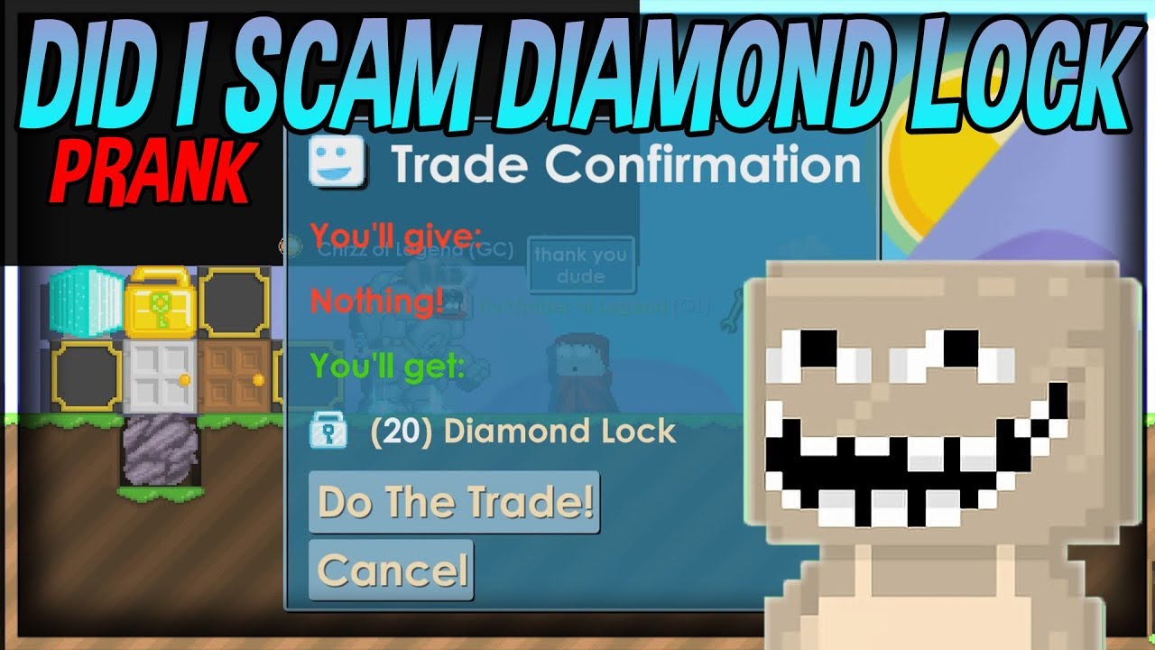 Trying To Scam My Friend ! [PRANK]│Growtopia