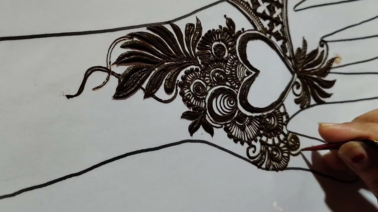 Full length video of mehandi #mehndi #hennadesign #mehndidesign #01trendinghenna 