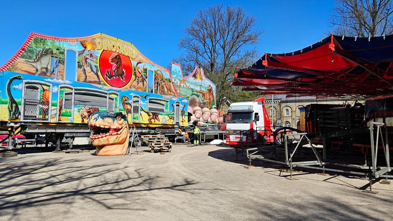 Axels tivoli uppackning Landskrona valborg 29 april 2025 😊