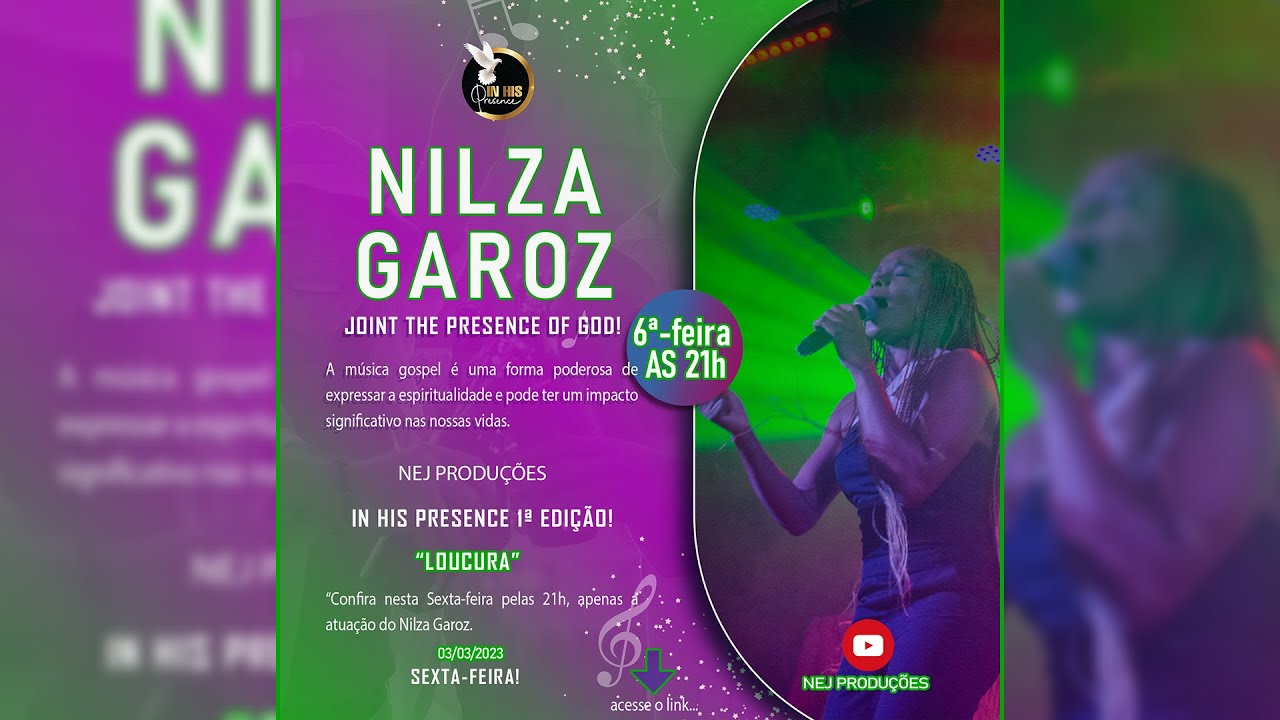 “LOUCURA” Nilza Garoz IN HIS PRESENCE 1ª EDIÇÃO!