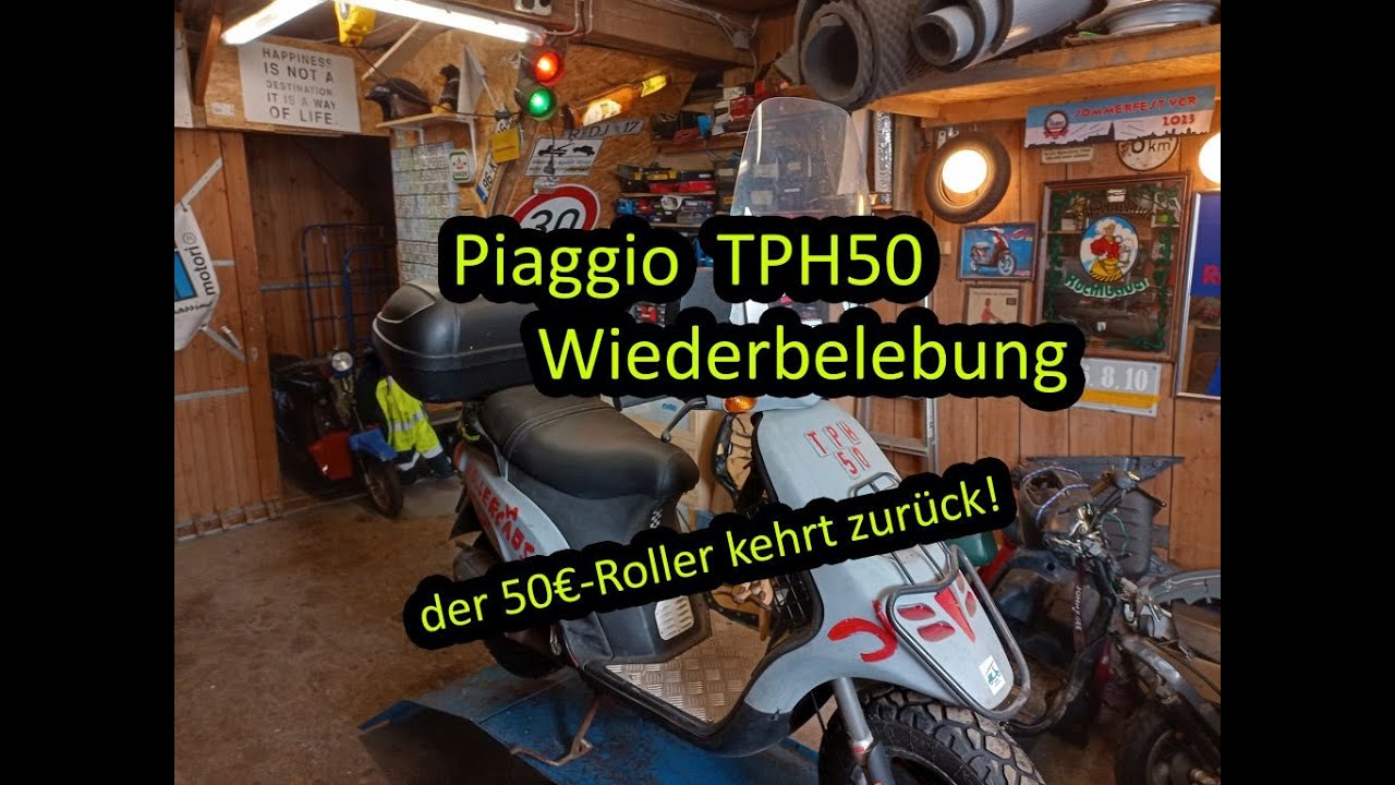 Piaggio TPH | Wiederbelebung nach 3 Jahren | der 50€ Roller kehrt zurück!