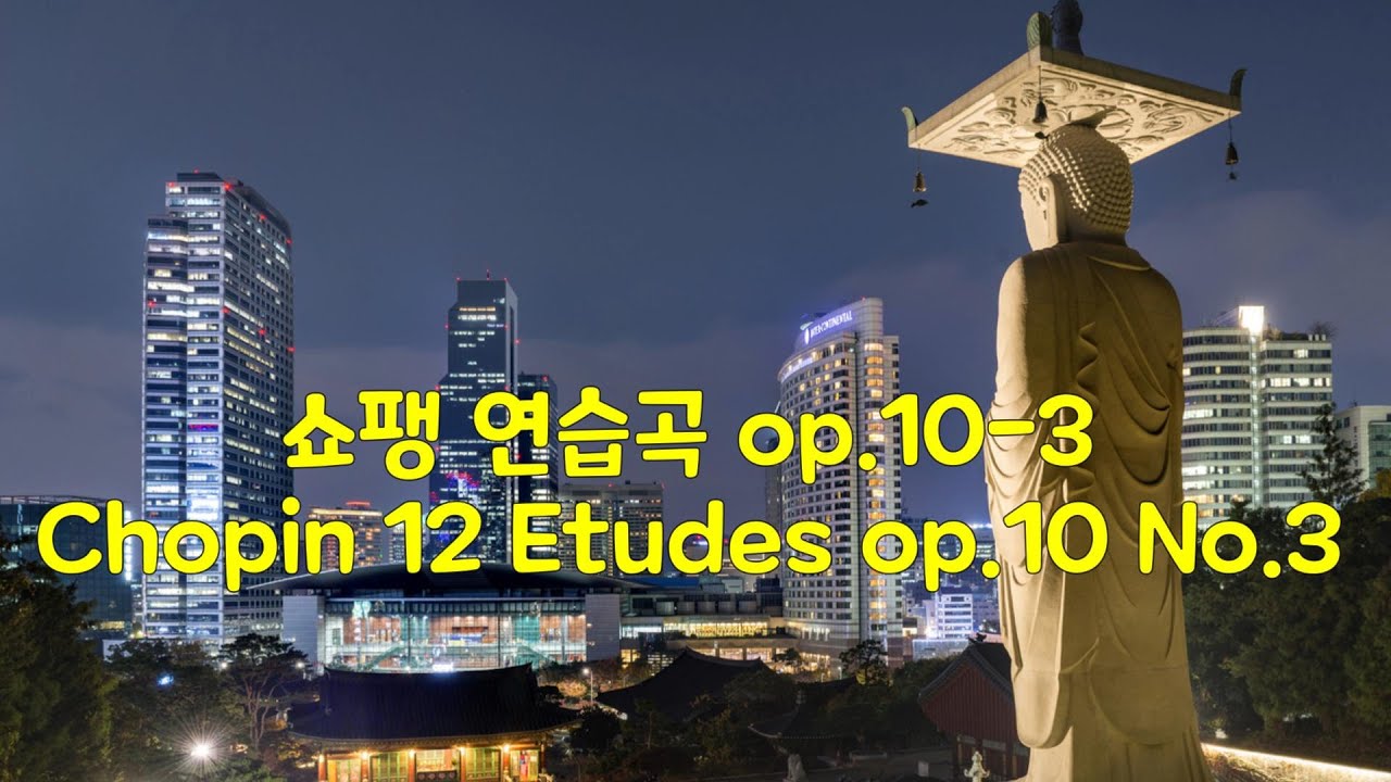 쇼팽 연습곡10-3 “이별의 곡” Chopin 12 Etudes op.10 No.3 in E major #classical #클래식 #classic #chopin #etude
