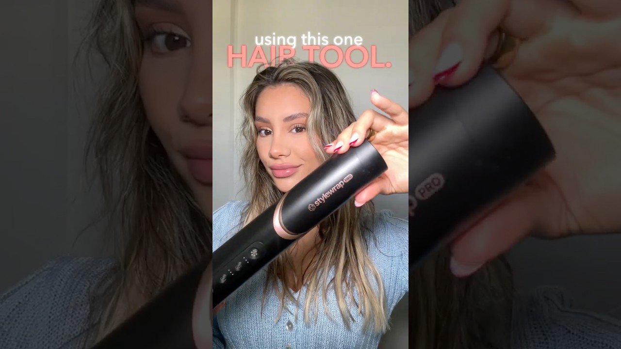 This gave me SALON HAIR in 8 minutes 😳 (at home!)