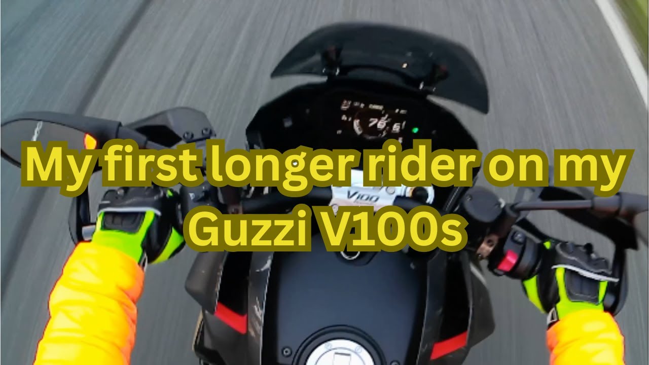 My first longer ride on my Guzzi V100s