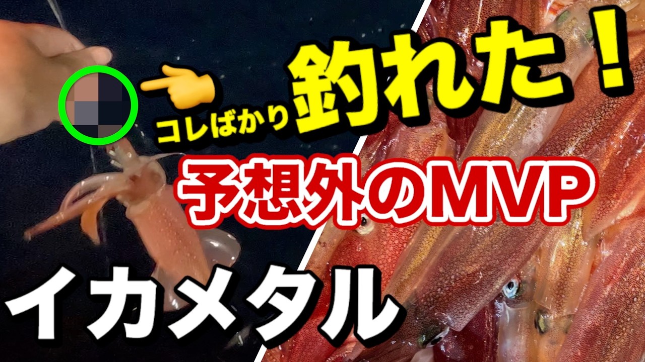 【イカメタル】エサ巻きより○○○○？冬のヤリイカ＆ケンサキ攻略法