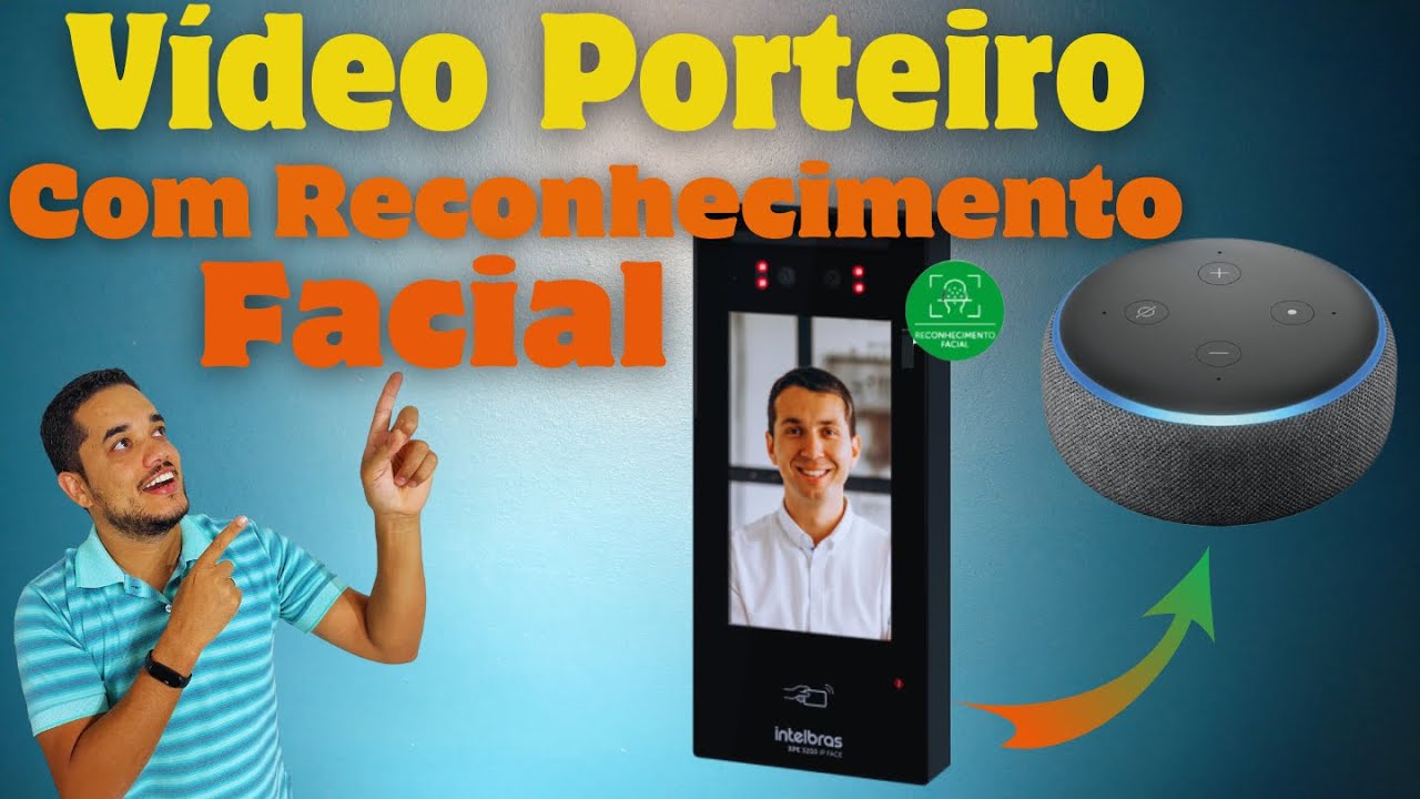 Primeiro Vídeo Porteiro, Com Reconhecimento Facial Integrado na Alexa / XPE 3200 IP - Intelbras
