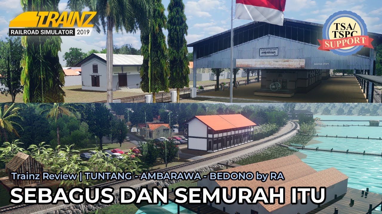 RUTE WISATA MAS AMBA | PAYWARE REVIEW TUNTANG - BEDONO BY RA | Trainz 2019