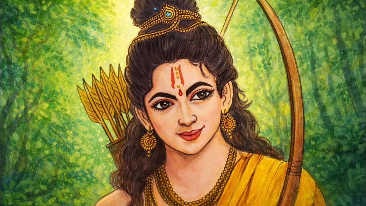 ✨Shree Ram ji Drawing✨ Ram ji coloring video. 
