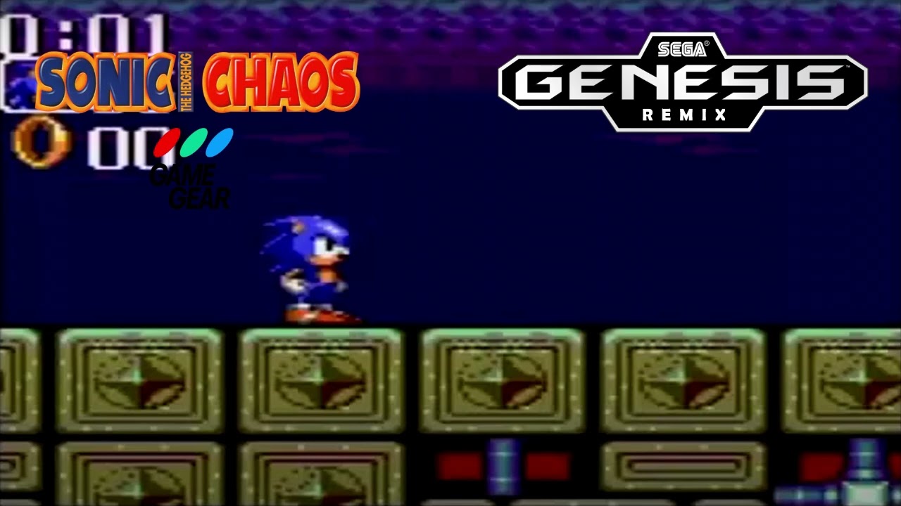 Sonic Chaos (GG) Aqua Planet Zone Sega Genesis remix (Sonic 3 version)
