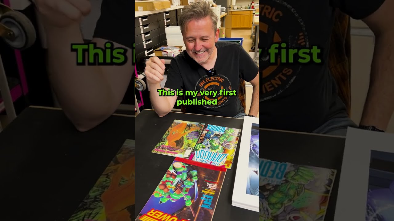 Throwback to J. Scott Campbell's FIRST Published Work in Comic Books! #ComicBooks