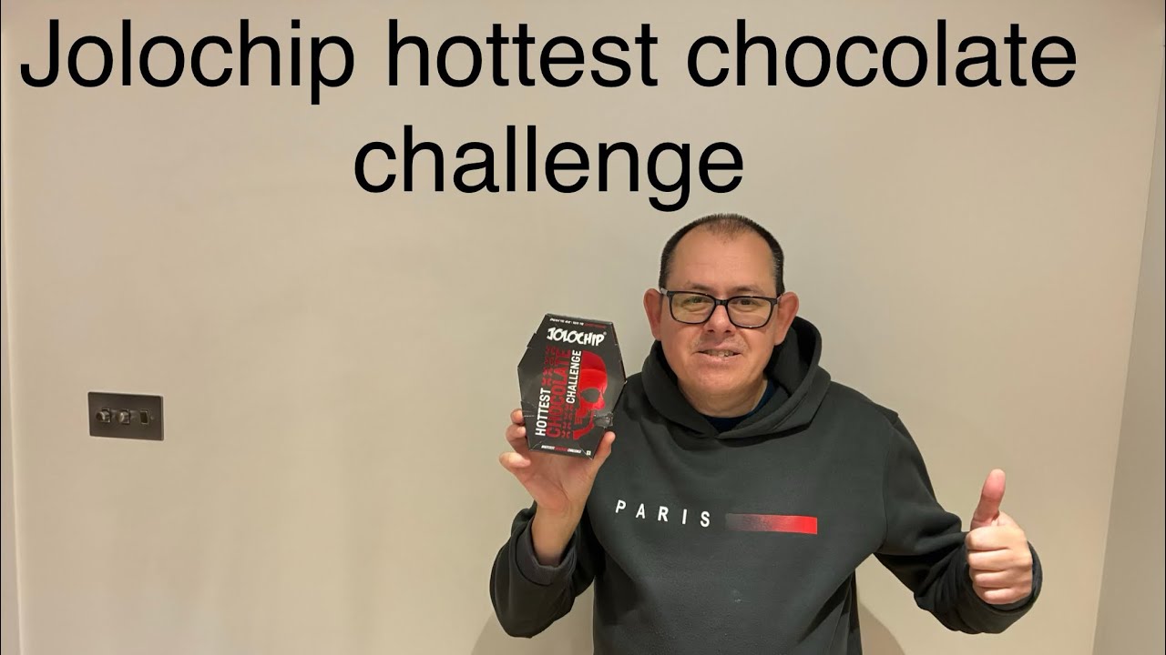 Jolochip hottest chocolate challenge filmed at my friends house it was very emotional indeed