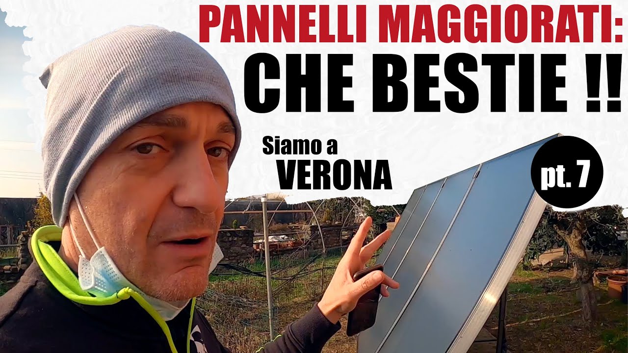 IMPIANTO SOLARE TERMICO MAGGIORATO: ottimo anche per il periodo invernale !    Pt.7 Villafranca (VR)