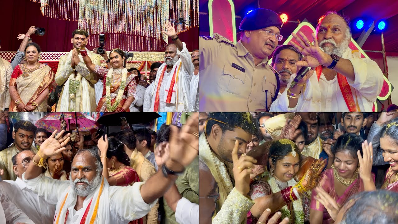 MLA Jagga Reddy Daughter Marriage | Jaya Reddy & Chaitanya reddy Theenmarr Dance | Jagga Reddy 