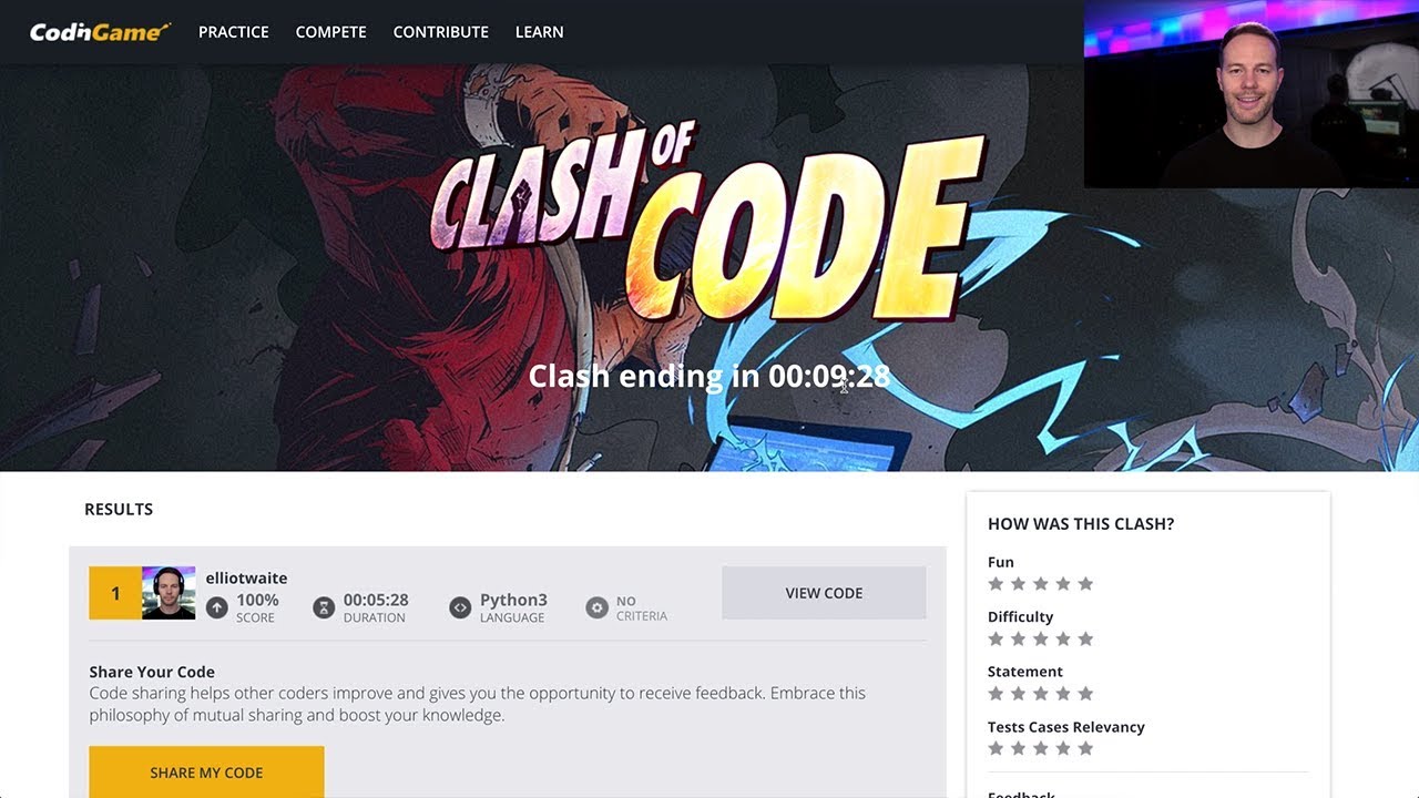 Битвы кодеров &mdash; Clash of Code