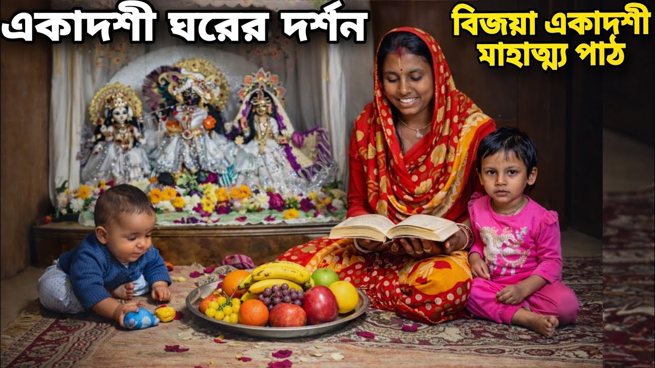 একাদশী ঘরের দর্শন || বিজয়া একাদশী মাহাত্ম্য পাঠ শ্রবণ || Vrindavan Dham 