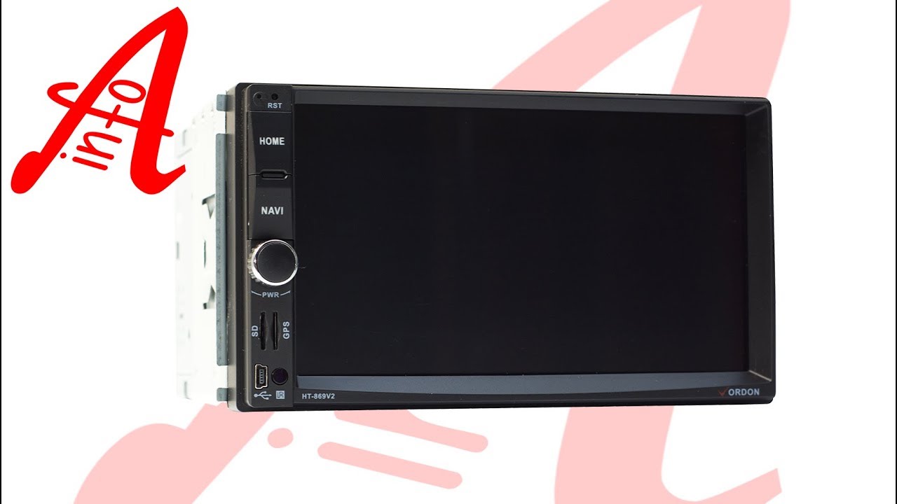 Radio HT-869V2 / 2 DIN / nawigacja / kamera cofania / bluetooth