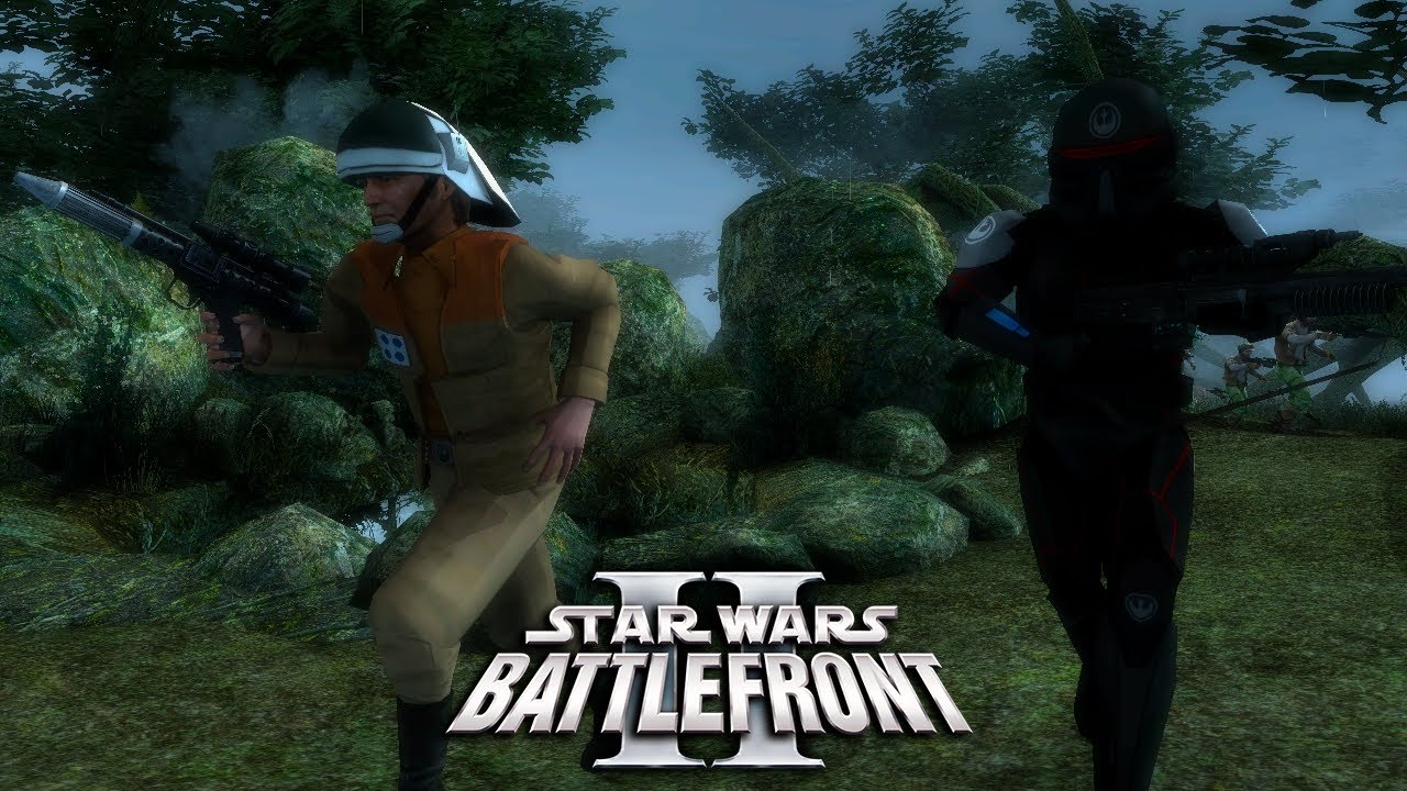 Star Wars Battlefront II - Dagobah - Rebels Side - Legends Mod Final Version