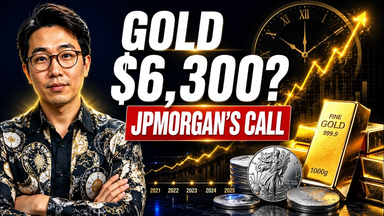 Шокирующий прогноз JPMorgan по золоту: $6300 к концу года