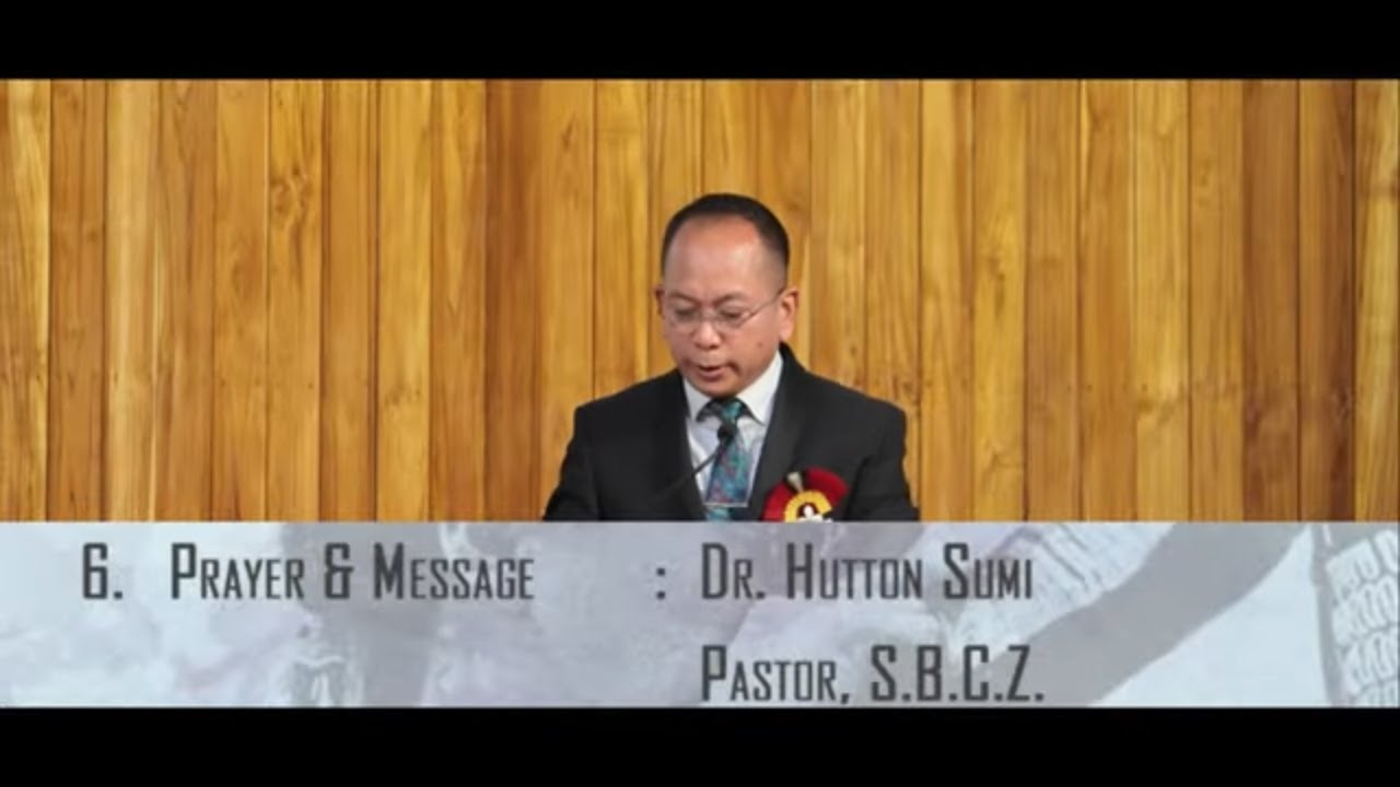 Prayer & Message: Dr. Hutton Sumi, Pastor, SBCZ | Ahuna Festival | Blessing Service | Day One | 2023