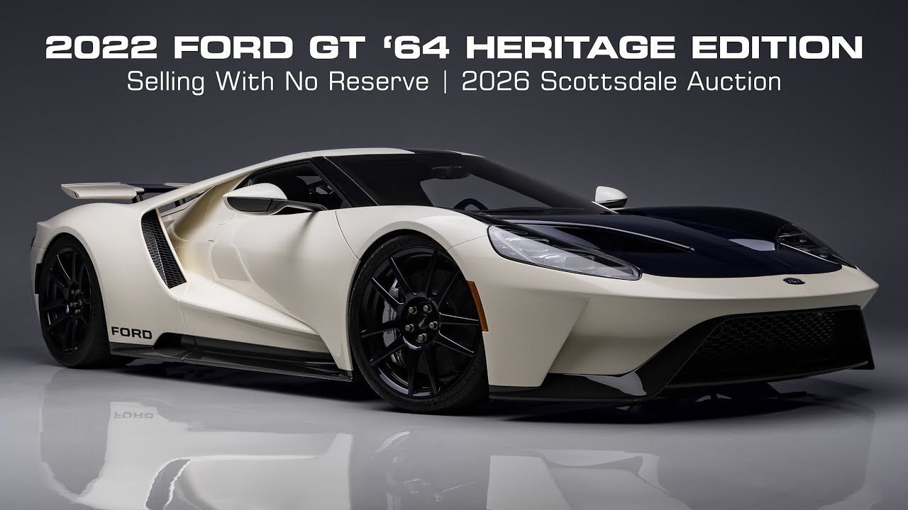 PIERWSZE SPOJRZENIE &ndash; Ford GT '64 Heritage Edition z 2022 r. &ndash; AUKCJA BARRETT-JACKSON SCOTTSDALE ...