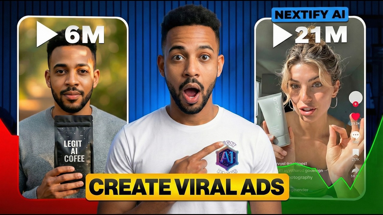 How To Create Viral ADS In One Click Using Nextify.AI