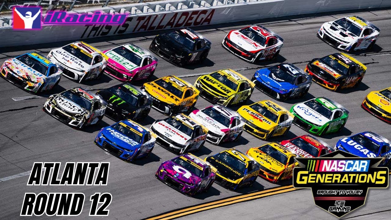 [LIVE] NASCAR Generations - Round 12 - Atlanta - iRacing