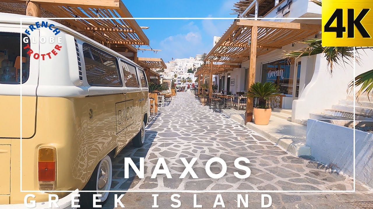 NAXOS 🇬🇷 Complete walkthrough [4K] Beautiful Underrated Greek Cyclades Island tour Νάξος