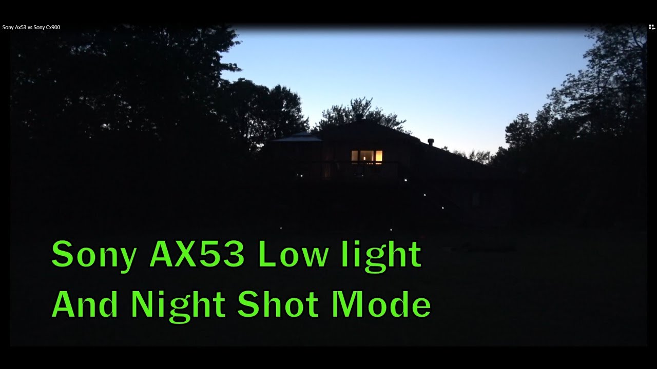 Sony Ax53 vs Sony Cx900