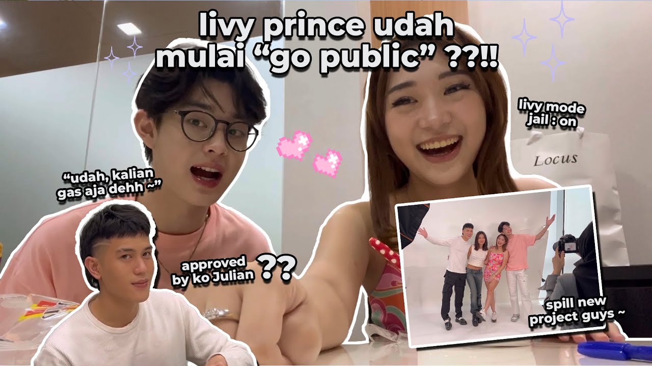 Makan bareng with Prince & Livy + Photoshoot for “Love in Game” 🎮❤️