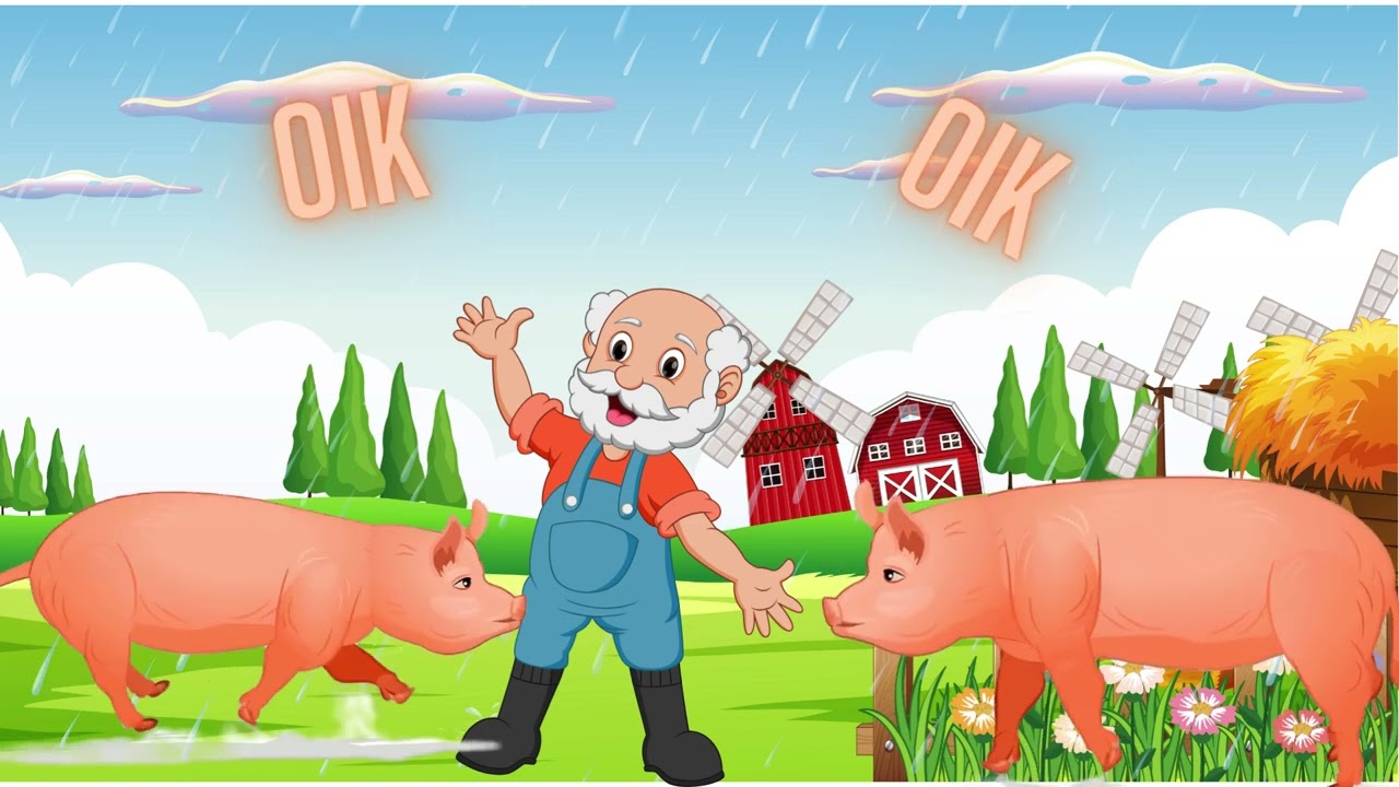 Old MacDonald Had A Farm song | Kids Rhymes | Let's Dance Together! - Kids Song for Toddlers