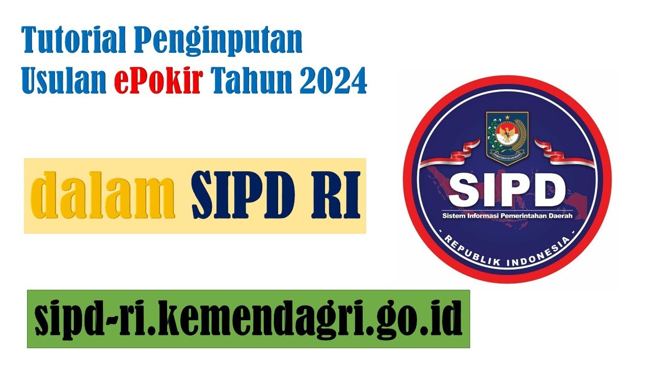 Tata cara pengINPUTan Usulan Pokir dalam SIPD RI