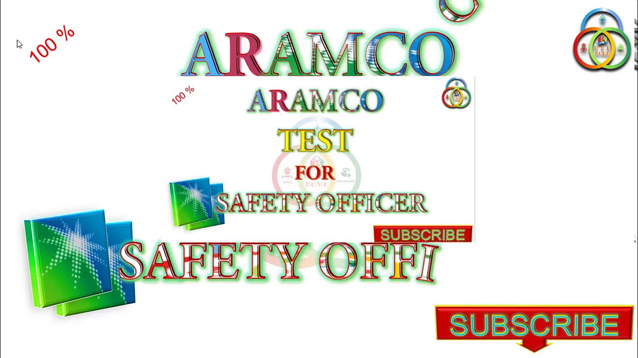 ARAMCO TEST Part 4 For SAFETY/HSE OFFICER/SUPERVISOR, Written Test For ARAMCO Approval Saudi Arabia