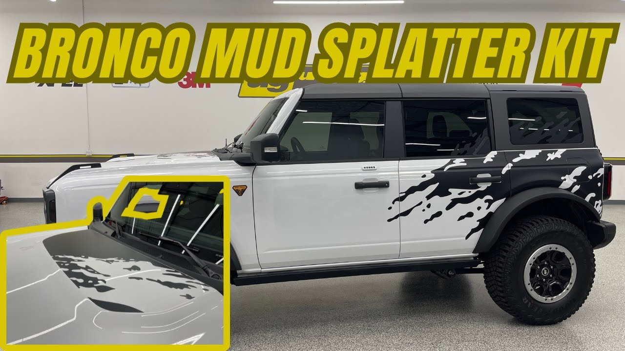 How To Install Your Bronco Mud Splatter | From Underground Graphics