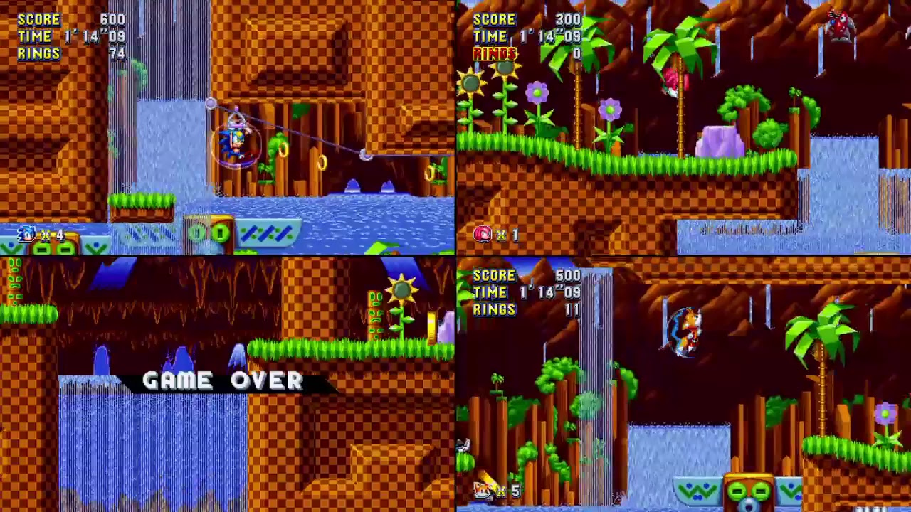 Sonic Mania Plus 4 Players competition part 2