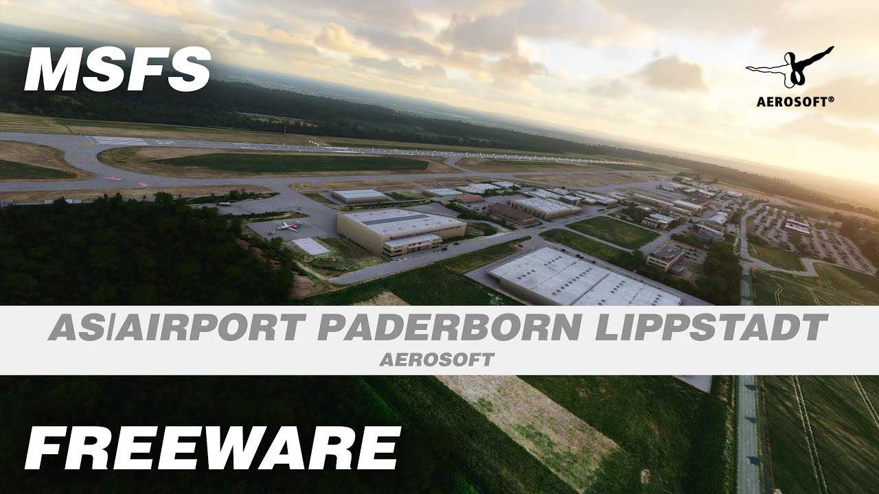 AS|AIRPORT Paderborn-Lippstadt (EDLP) Freeware Scenery for MSFS (2020) by Aerosoft