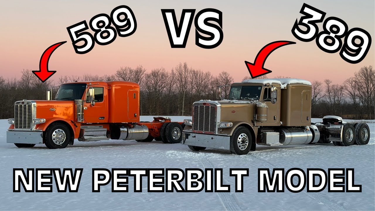 Новый Peterbilt 589 против старого Peterbilt 389. Смерть легенды…