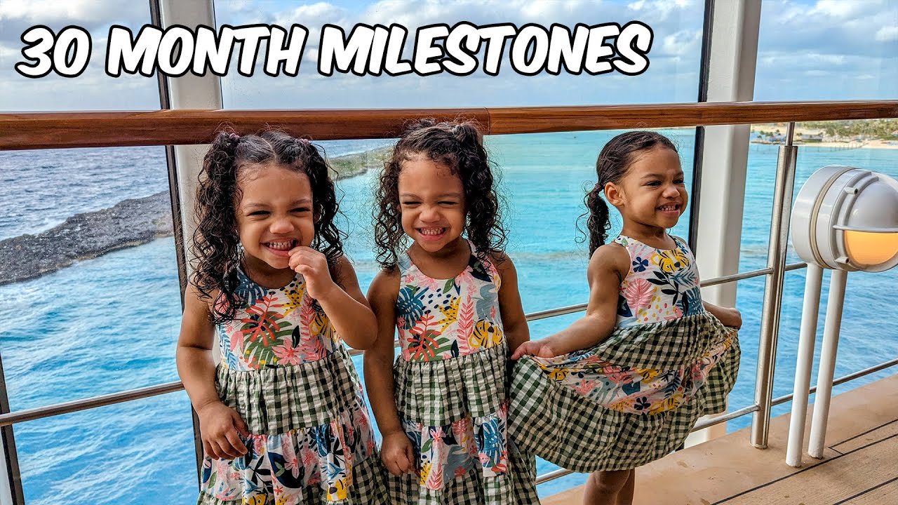 Celebrating our Triplets 30 Month Milestones!