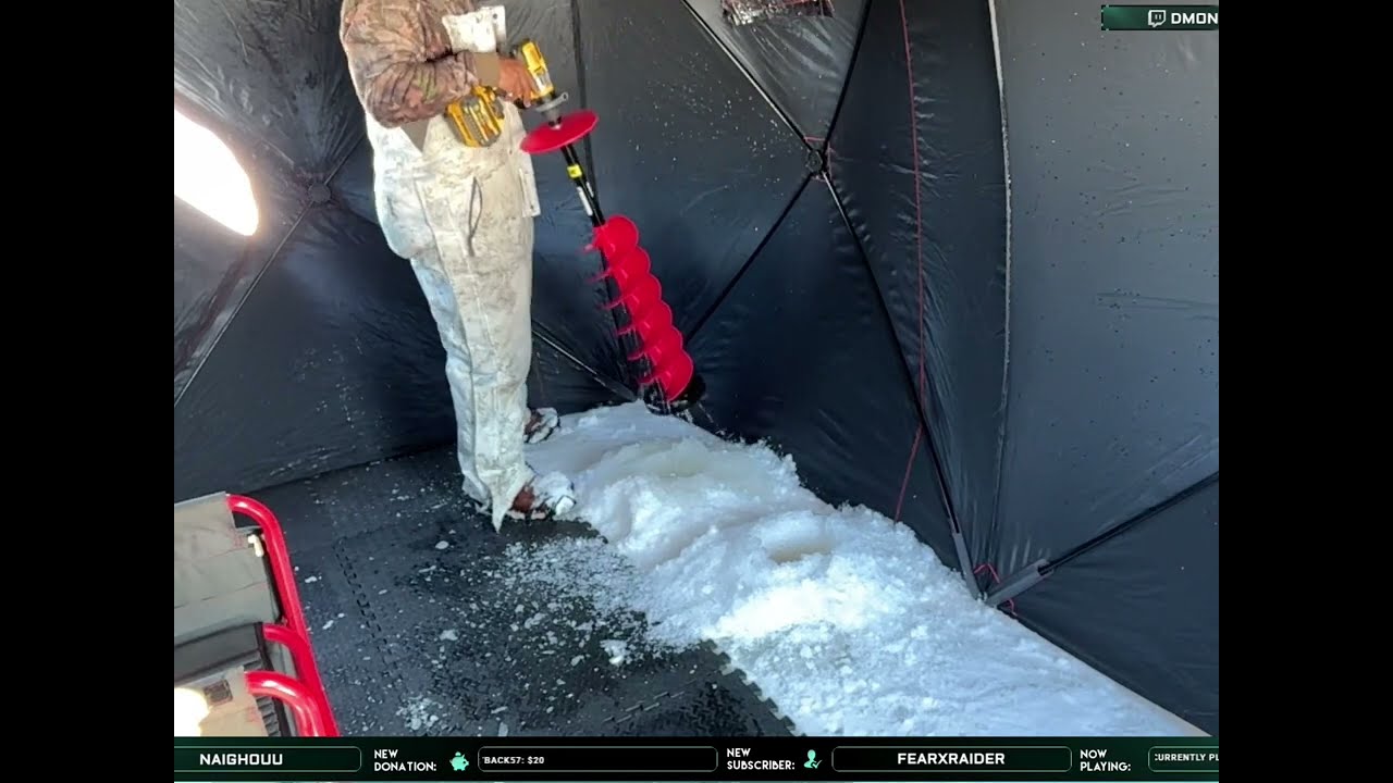BEST DRILL FOR ICE AUGER!!