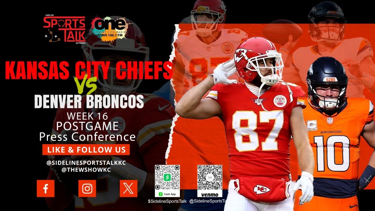 Chiefs vs Broncos Thursday Night Football 🎤 Postgame Press Conference