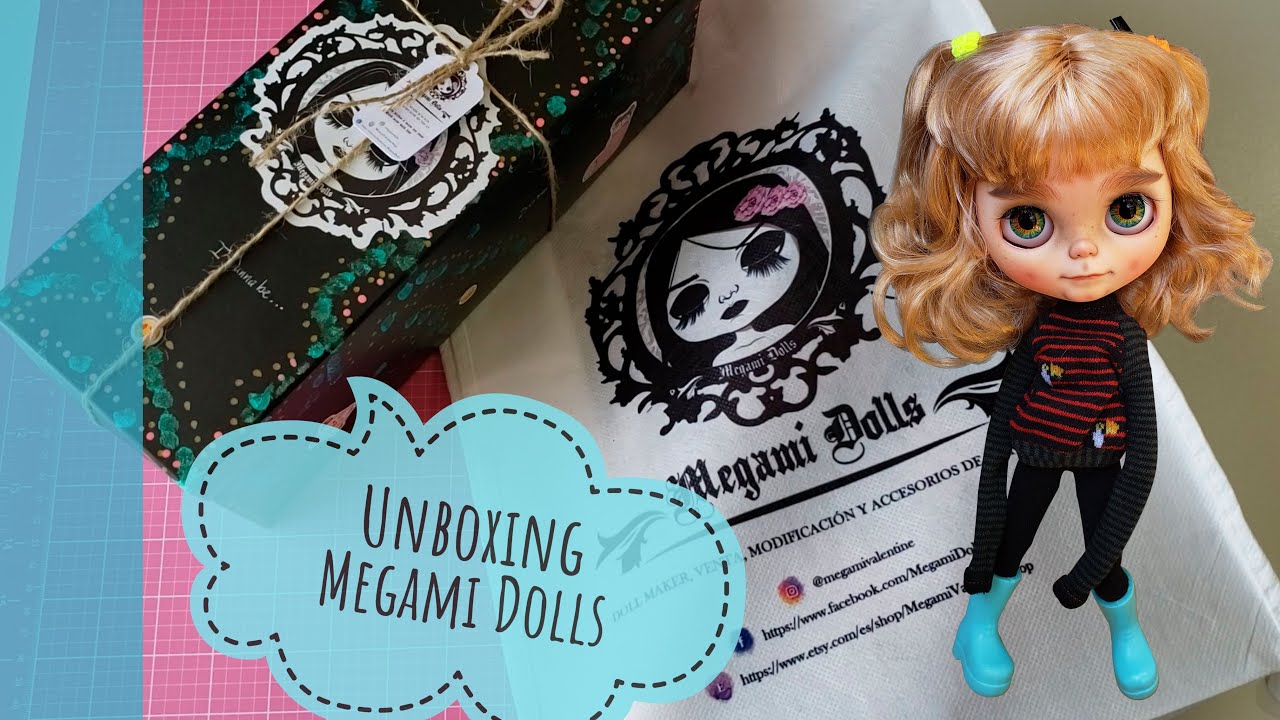 ¿Cómo es un unboxing de MegamiDolls? // Abramos una Blythe Doll Customizada de mi Tienda!