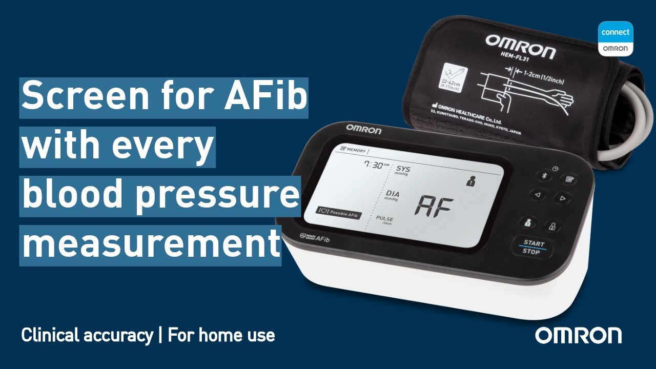 How to Use the OMRON 7 Series Upper Arm Blood Pressure Monitor with AFib Screening Technology