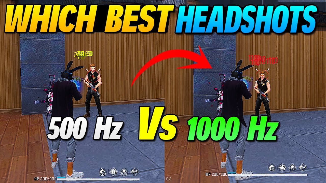 Which Polling Rate is Best for Headshots? ⚡ 500Hz vs 1000Hz Free Fire Guide