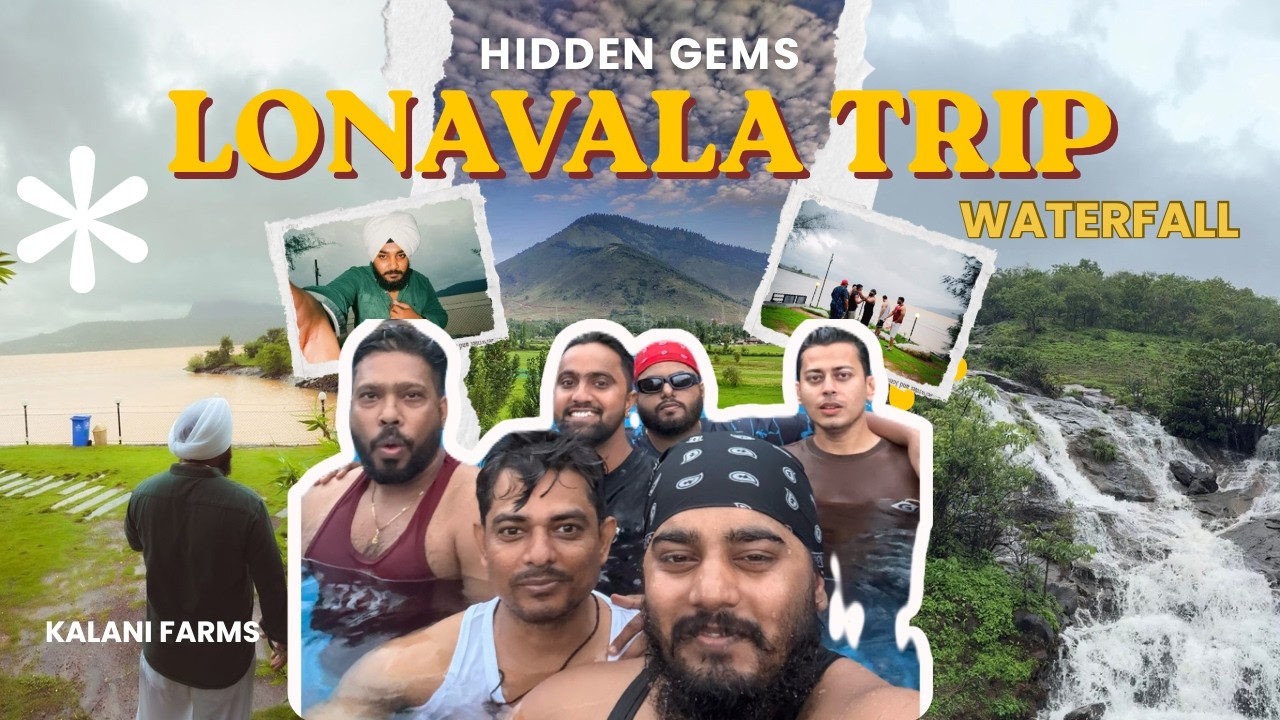 TRIP TO LONAVALA WITH FRIENDS 😱| BEST PLACE TO STAY IN LONAVALA | HIDDEN GEM IN LONAVALA 😍 | #vlog