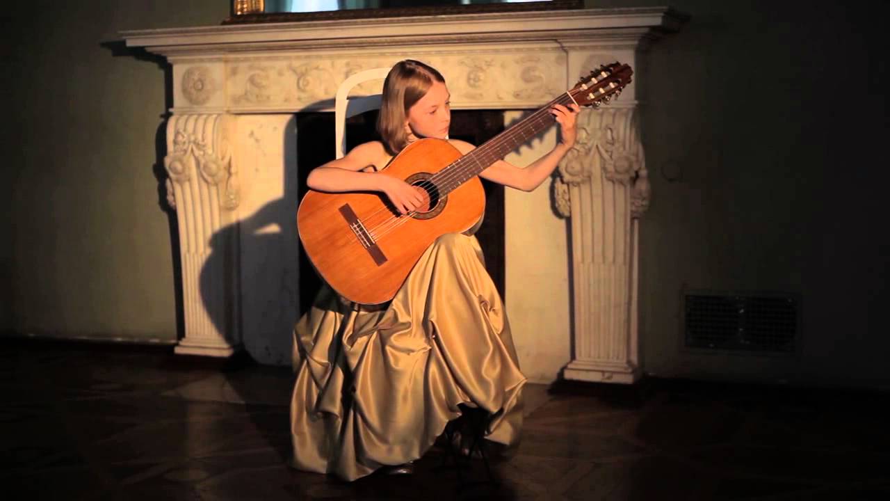 Mauro Giuliani Etude №5 op.48 Maya Kazarina 10years