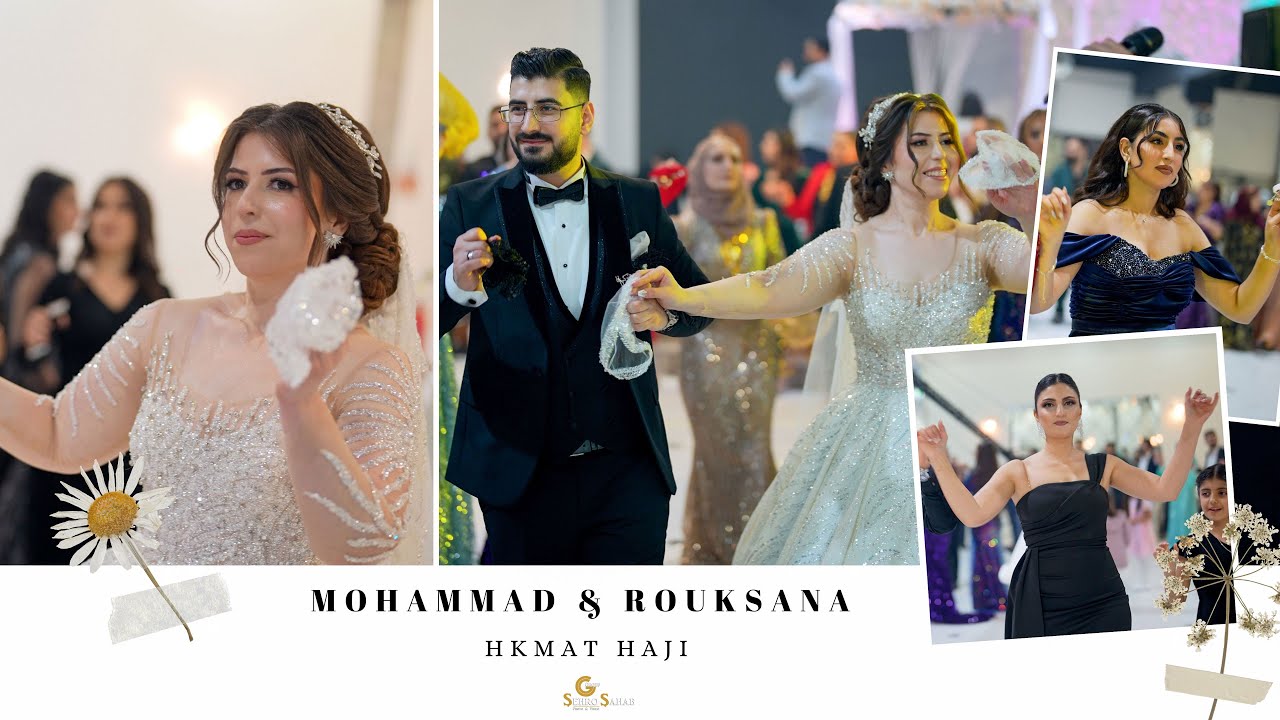 Hkmat Haji Koceri 2023 ||  Mohammad & Rouksana ||  Hochzeit حكمت حاجي رقص كوجري