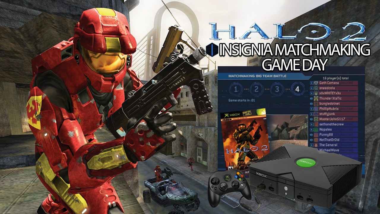 Halo 2 Matchmaking on Original Xbox - Insignia Game Day