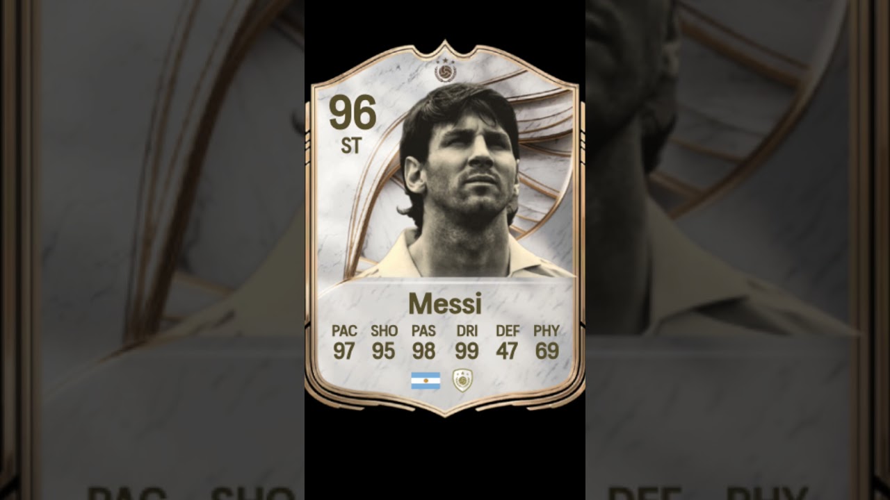 Messi icon card😭 